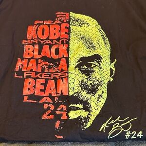 Unk Kobe Graphic Tee - Black and Yellow